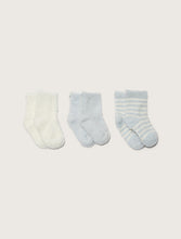 Load image into Gallery viewer, CozyChic Lite Infant Blue and Pearl Sock Set