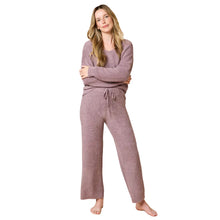 Load image into Gallery viewer, Solid Marshmallow V-Neck Lounge Set - Driftwood