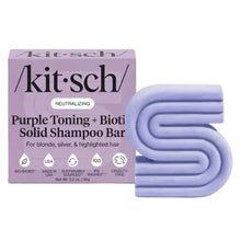 Load image into Gallery viewer, Purple Toning Shampoo Bar For Color Treated & Grey Hair