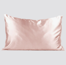 Load image into Gallery viewer, Kitsch Satin Pillowcase --Standard &quot;Blush&quot;
