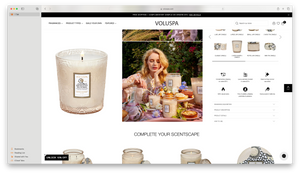Voluspa Jasmine and Midnight Blooms Classic Candle