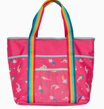 Load image into Gallery viewer, Stephen Joseph Printed Beach Tote (Mermaid Print)