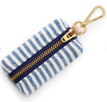 Load image into Gallery viewer, Lake Blue Stripe Waste Bag Holder