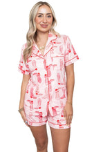 Load image into Gallery viewer, Light Pink Western Boots All Over PJ Short Set
