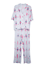 Load image into Gallery viewer, Nutcrackers Christmas Blue Matching Holiday PJs