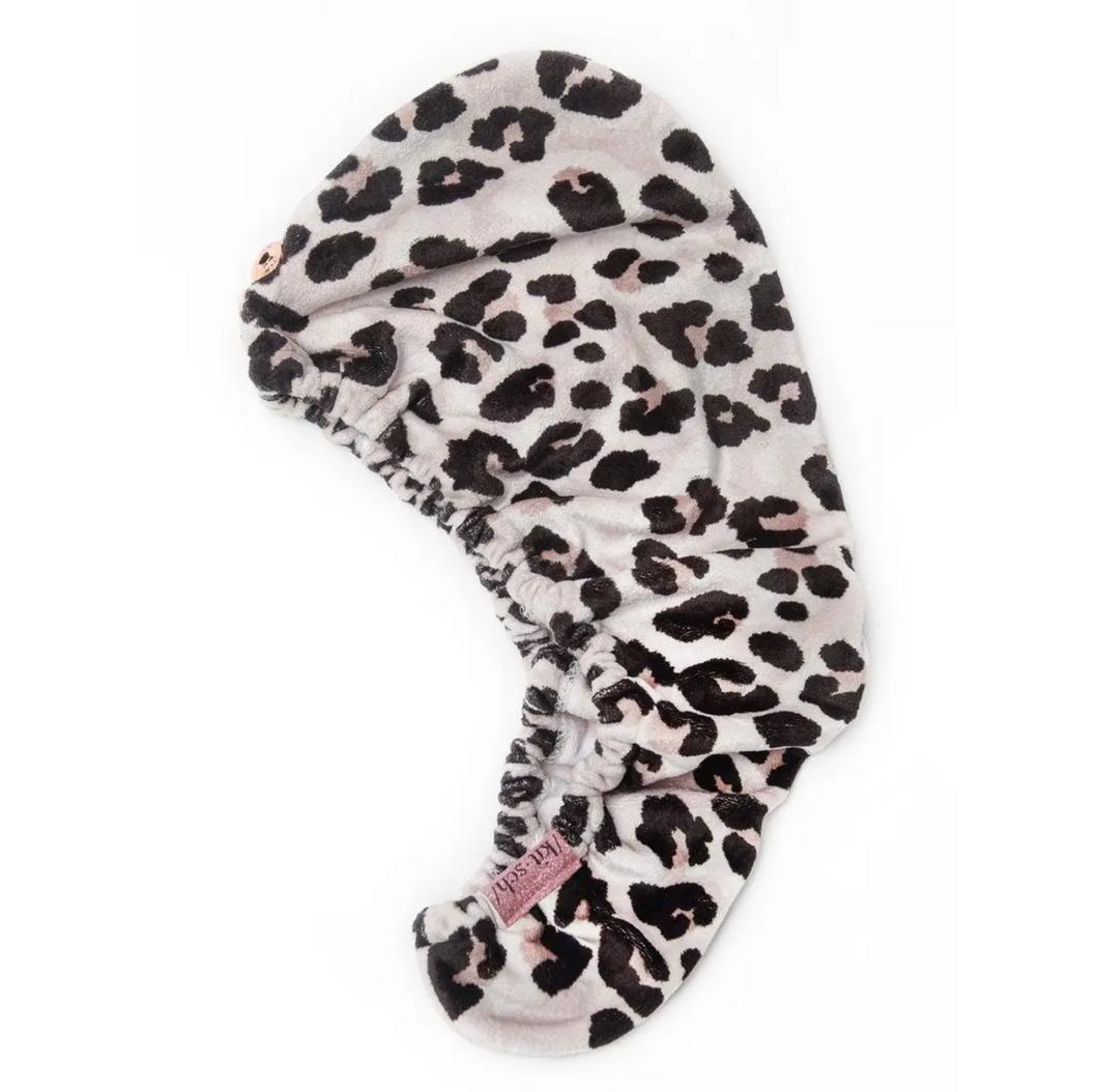 Leopard Quick Drying Microfiber Hair Towel