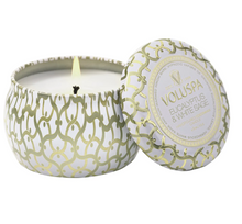 Load image into Gallery viewer, Eucalyptus and White Sage Mini Tin Candle