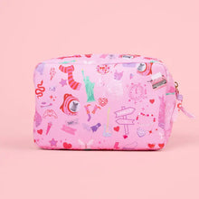 Load image into Gallery viewer, Swiftie Taylor Swift Pink Mosaic Cosmetic Pouch Bag
