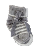 Load image into Gallery viewer, CozyChic Lite Infant Pewter and Pearl Sock Set
