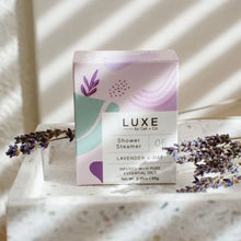 Load image into Gallery viewer, Luxe Lavender + Oat Steamer Fizzy Bomb
