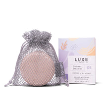 Load image into Gallery viewer, Luxe Honey + Almond Shower Steamer Fizzy Bomb
