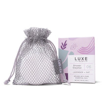 Load image into Gallery viewer, Luxe Lavender + Oat Steamer Fizzy Bomb

