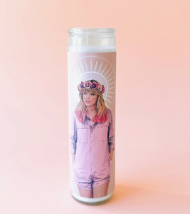 Taylor Swift Prayer Candle (Pink)