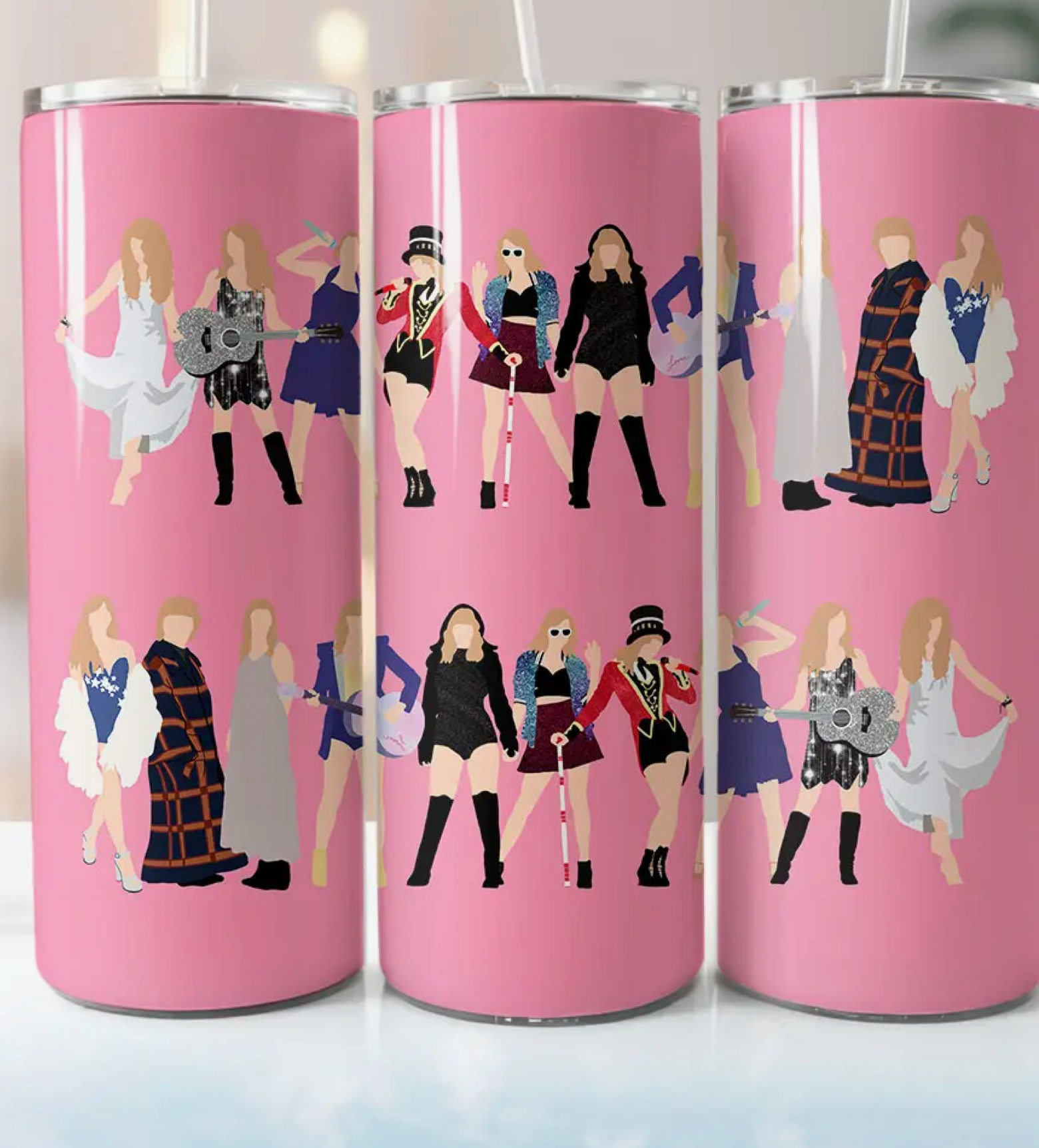 Taylor Swift The Eras tumbler with lid and straw