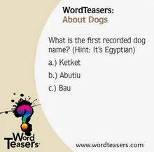 Load image into Gallery viewer, About Dogs Wordteaser TRIVIA game
