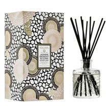 Load image into Gallery viewer, Voluspa Jasmine Midnight Blooms Reed Diffuser
