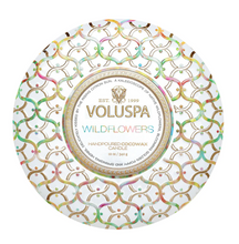 Load image into Gallery viewer, Voluspa Wildflowers 3 Wick Tin
