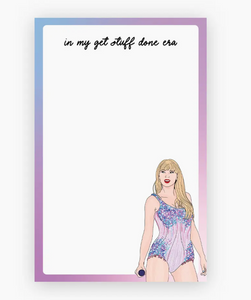 Taylor Swift "Get Stuff Done Era" Notepad