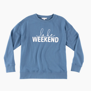 Lake Weekend Embroidered Sweatshirt