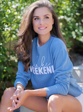 Load image into Gallery viewer, Lake Weekend Embroidered Sweatshirt
