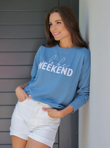 Lake Weekend Embroidered Sweatshirt