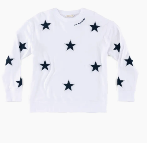 Oh My Stars! Embroidered Sweatshirt