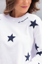Load image into Gallery viewer, Oh My Stars! Embroidered Sweatshirt
