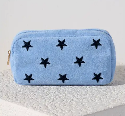 Stars Zip Pouch (Blue)