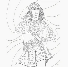 Load image into Gallery viewer, Taylor Swift Coloring Book
