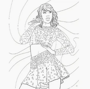 Taylor Swift Coloring Book