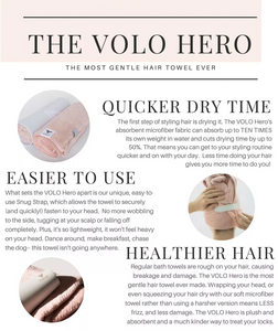 VOLO Hero Hair Towel -Luna Gray