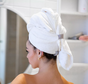 VOLO Hero Hair Towel -Salt White