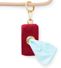 Load image into Gallery viewer, Ruby Waxed Canvas Waste Bag Holder
