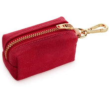 Load image into Gallery viewer, Ruby Waxed Canvas Waste Bag Holder
