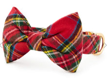 Load image into Gallery viewer, Tartan Plaid Flannel Bow Tie Collar
