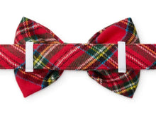 Load image into Gallery viewer, Tartan Plaid Flannel Bow Tie Collar
