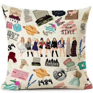 Taylor Swift Music Pillow