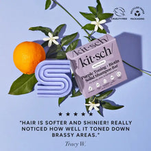 Load image into Gallery viewer, Purple Toning Shampoo Bar For Color Treated &amp; Grey Hair
