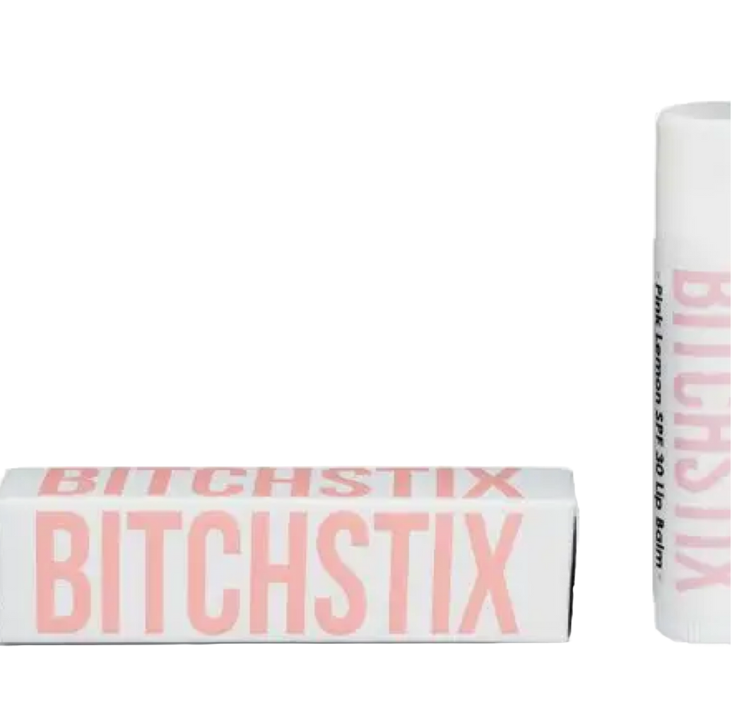ORGANIC Bitchstix  SPF30 Lip Balm --Pink Lemon