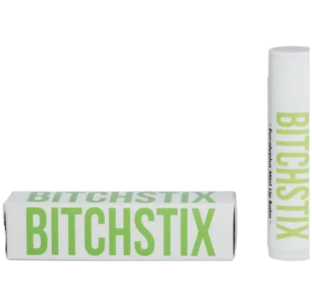 ORGANIC Bitchstix  SPF30 Lip Balm --Eucalpytus Mint