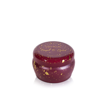 Load image into Gallery viewer, Tinsel &amp; Spice Glimmer Mini Tin Candle
