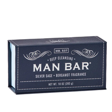 Load image into Gallery viewer, Silver Sage &amp; Bergamot Man Bar
