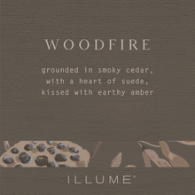 Load image into Gallery viewer, Woodfire Small Boxed Crackle Glass Candle
