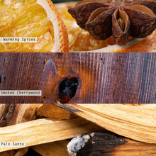 Load image into Gallery viewer, Crimson Woods Small Boxed Crackle Glass Candle
