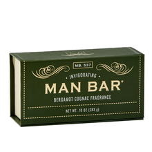 Load image into Gallery viewer, Bergamot &amp; Cognac 10oz Man Bar
