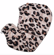 Load image into Gallery viewer, Leopard Quick Drying Microfiber Hair Towel

