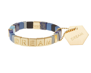 Dream Empower Bracelet - Gold/Lapis/Jasper