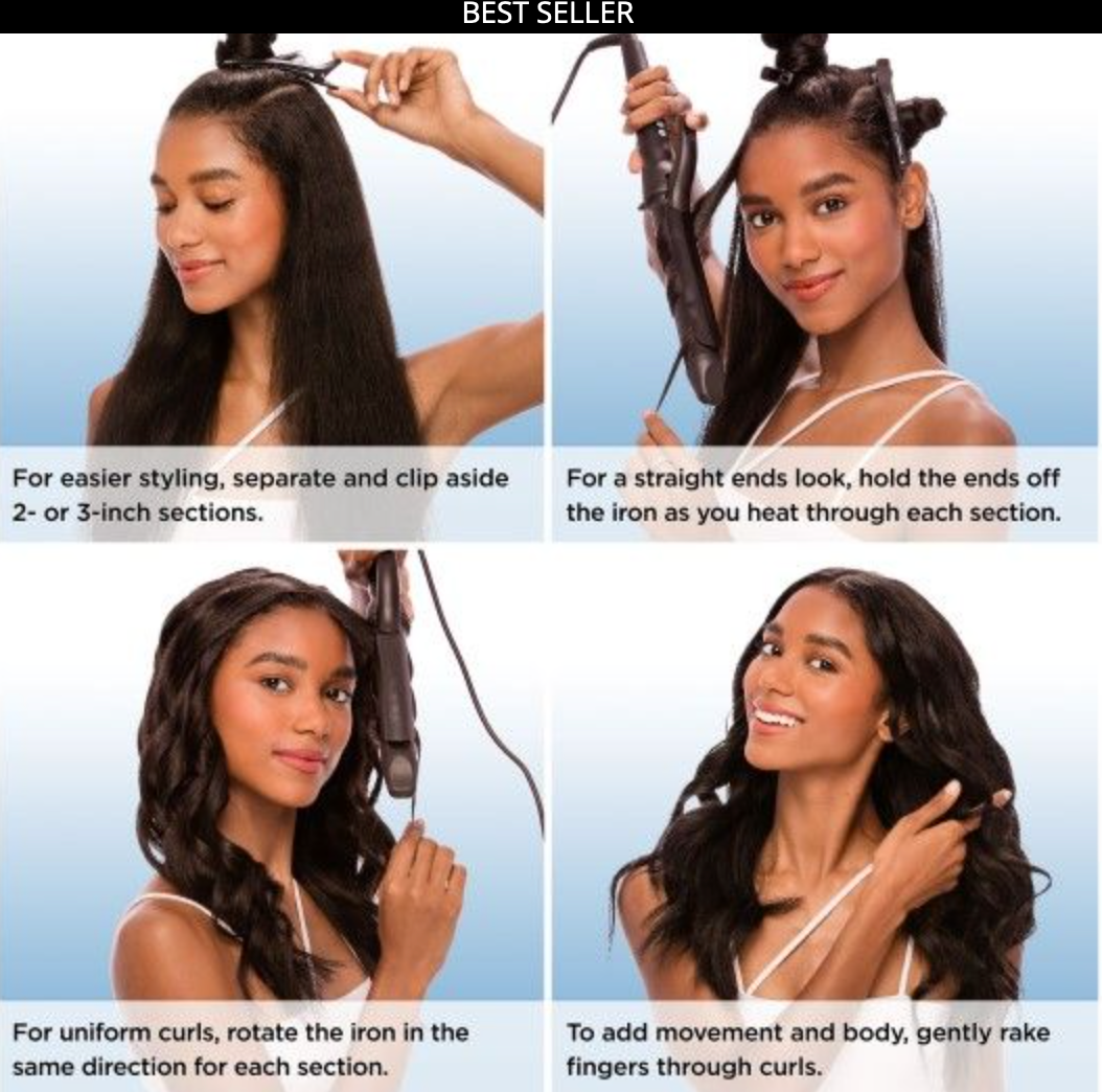 How to curl your online hair with a barrel curler