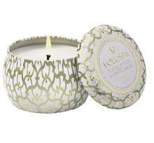 Load image into Gallery viewer, Eucalyptus and White Sage Mini Tin Candle
