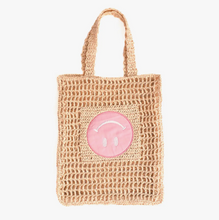Load image into Gallery viewer, Smiles Straw Tote
